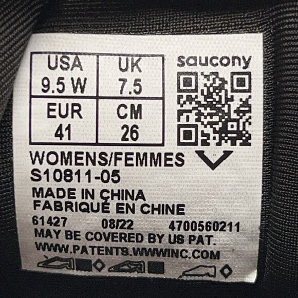 SINGLE SHOE LEFT SHOE ONLY Saucony Guide 16 Womens 9.5 D AMPUTEE REPLACEMENT NEW - Picture 8 of 9